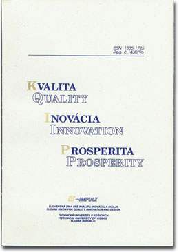 Cover page of QIP Journal